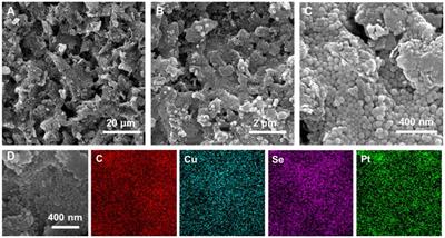 Integrating Pt nanoparticles with 3D Cu2-xSe/GO nanostructure to achieve nir-enhanced peroxidizing Nano-enzymes for dynamic monitoring the level of H2O2 during the inflammation
